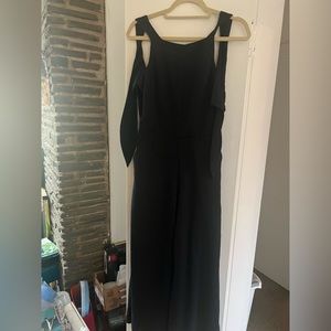 GUC navy blue open back tie jumpsuit